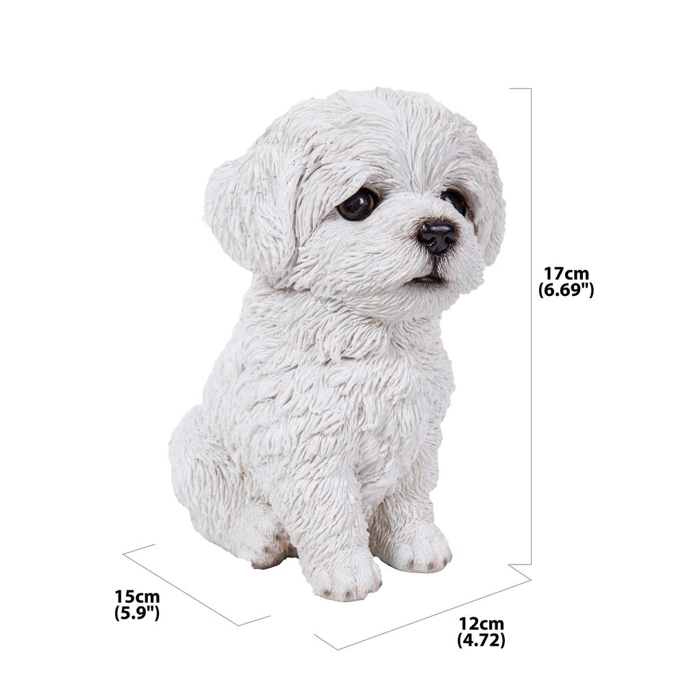 Hi Line Gift Maltese Puppy 87771 12 The Home Depot