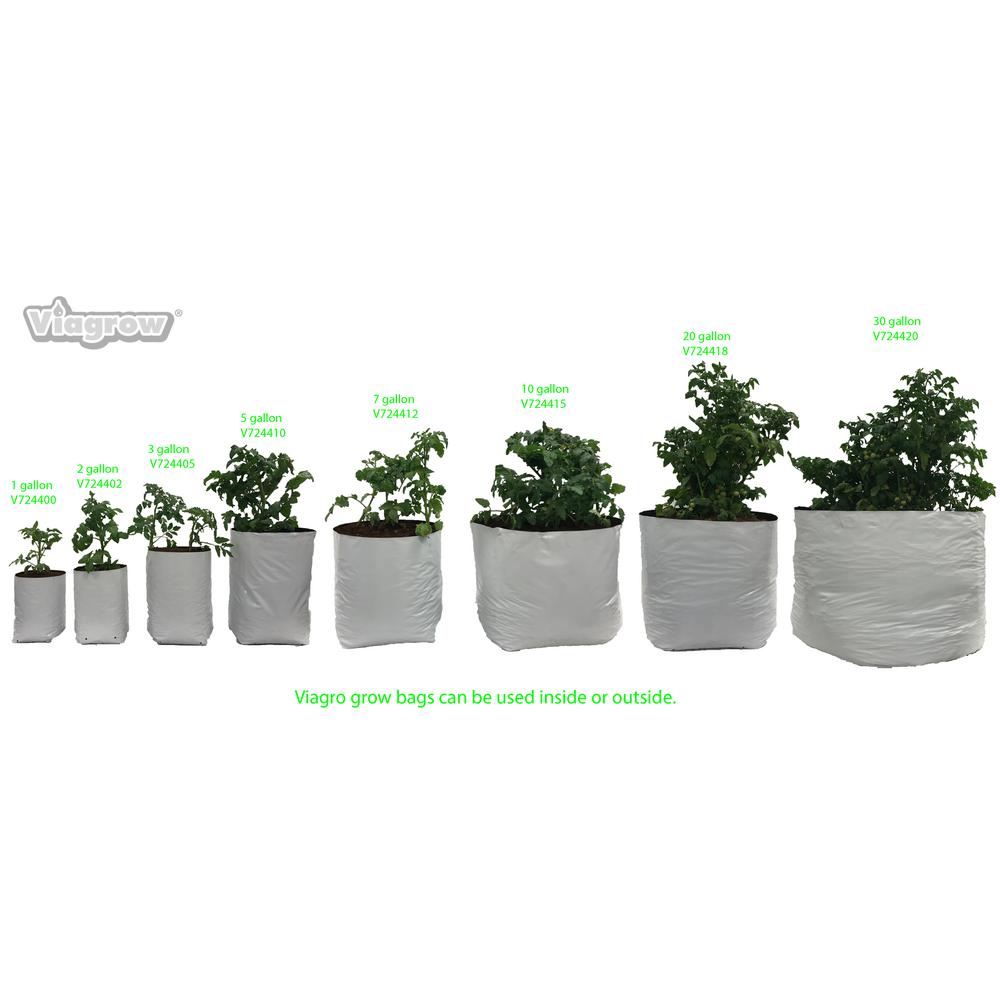 Viagrow 10 Gal Plastic Grow Bag With Coconut Coir Premium Growing Media 2 Pack Viagrow 10 Gal Plastic Grow Bag With Coconut Coir Premium Growing Media 2 Pack