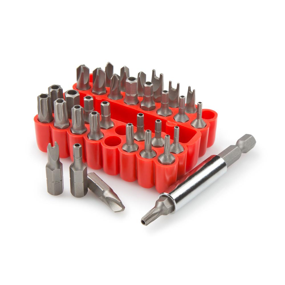 Tekton Security Bit Set 33 Piece 2930 The Home Depot