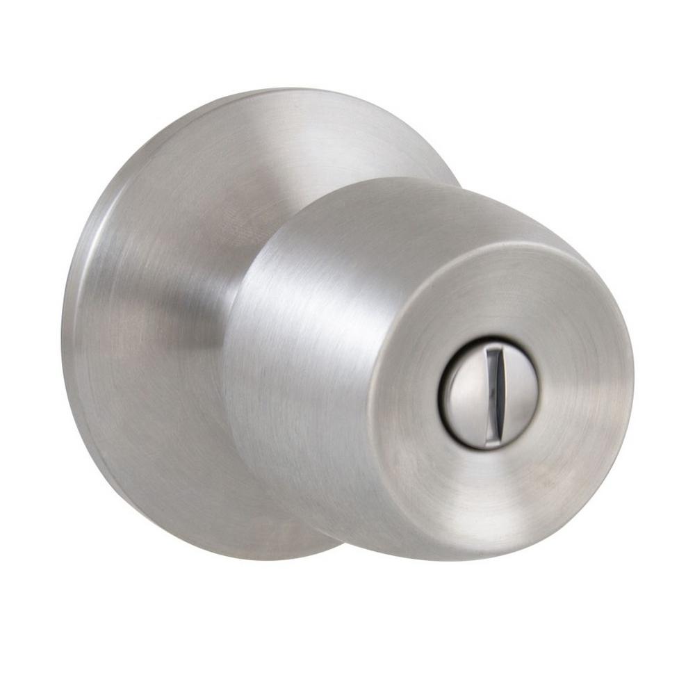 brushed steel door handles