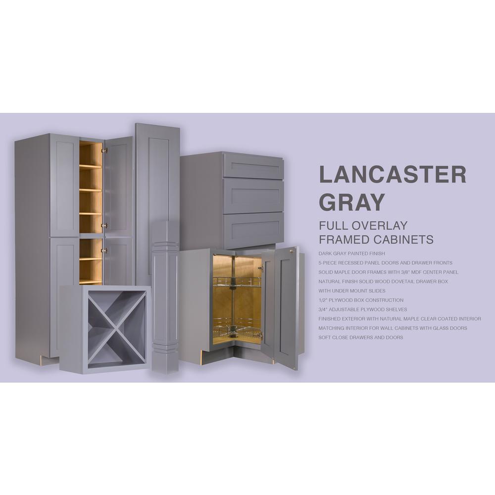 Lifeart Cabinetry Shaker Assembled 18 In X 96 In X 27 In Tall