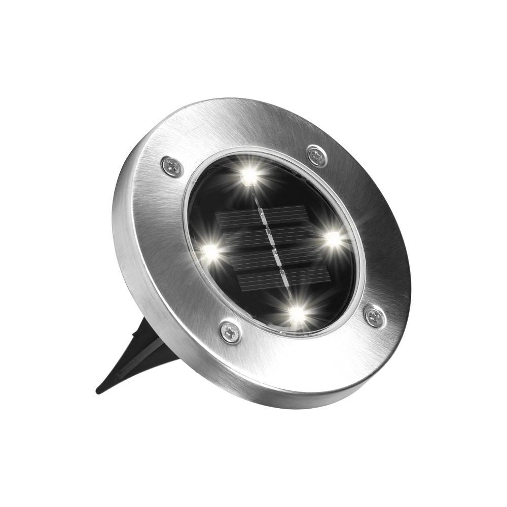 Bell & Howell Solar Powered Stainless Steel Outdoor Landscape Integrated LED Super Bright In