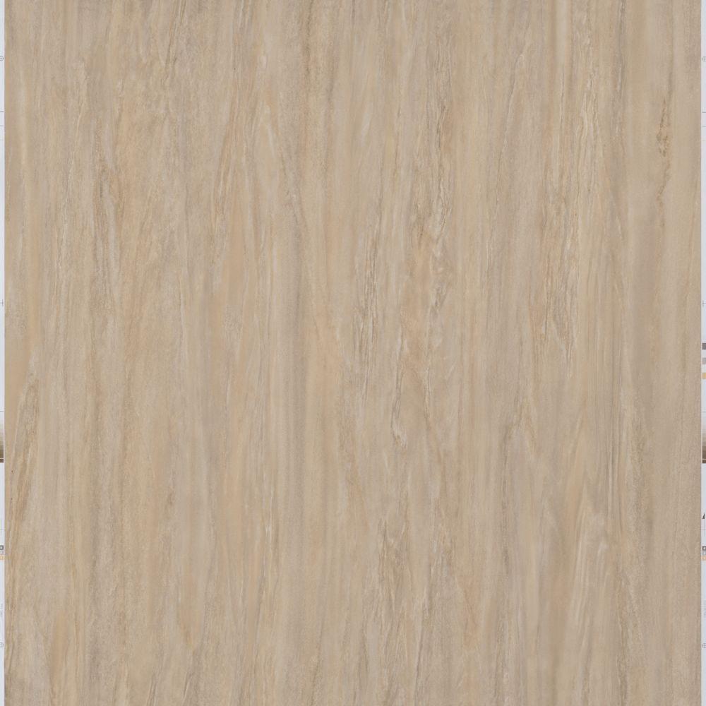 Trafficmaster Light Brown Travertine 12 In X 24 L And Stick L And Stick Vinyl Tile 20 Sq Ft Case