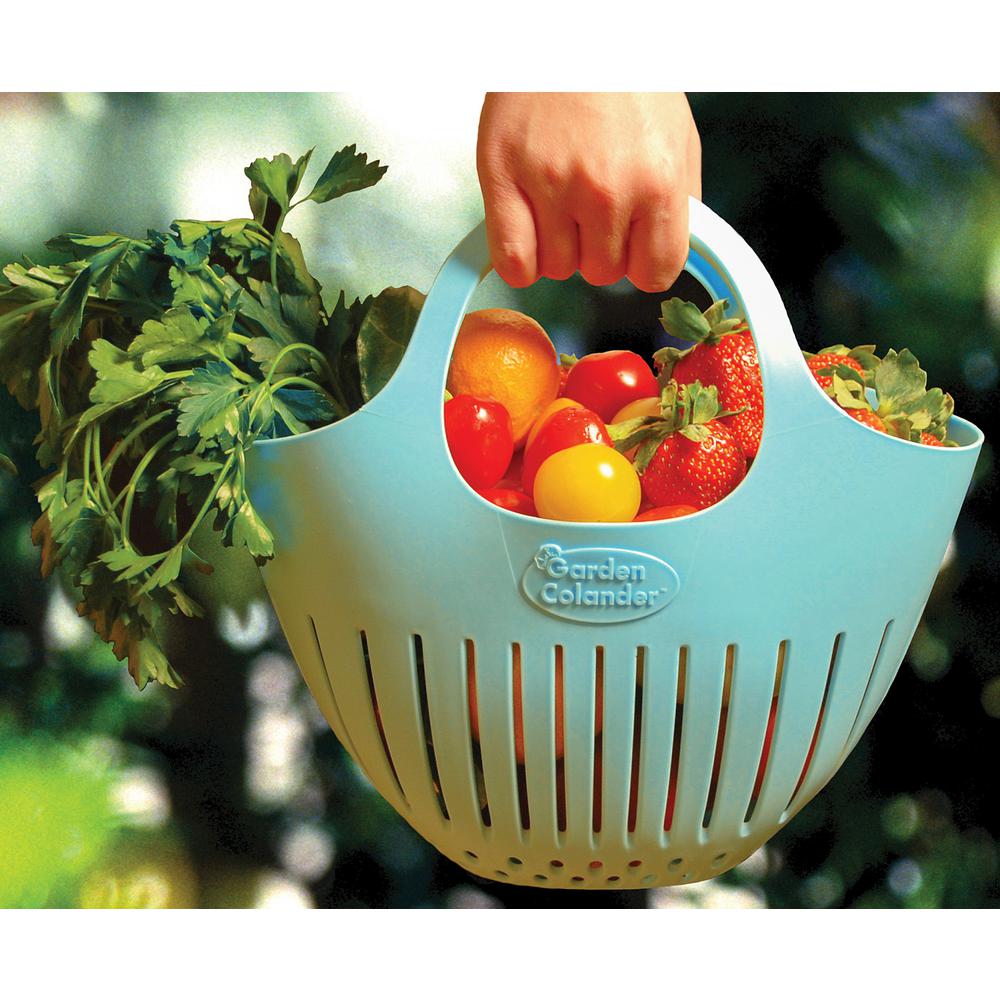 Hutzler Garden Colander Eggshell Blue