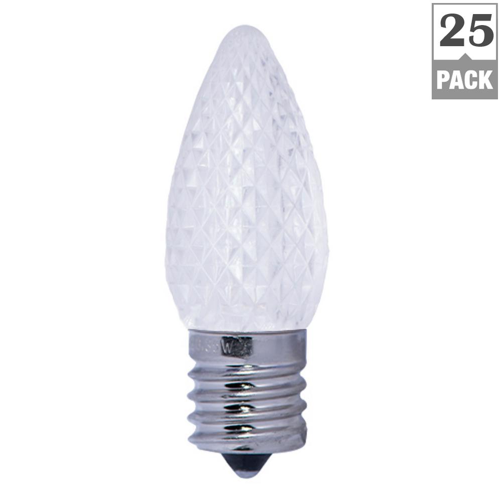 C9 Led Bulbs Light The Home Depot 5w Equivalent Warm White Light C9 Non Dimmable Led Intermediate Bulb 25