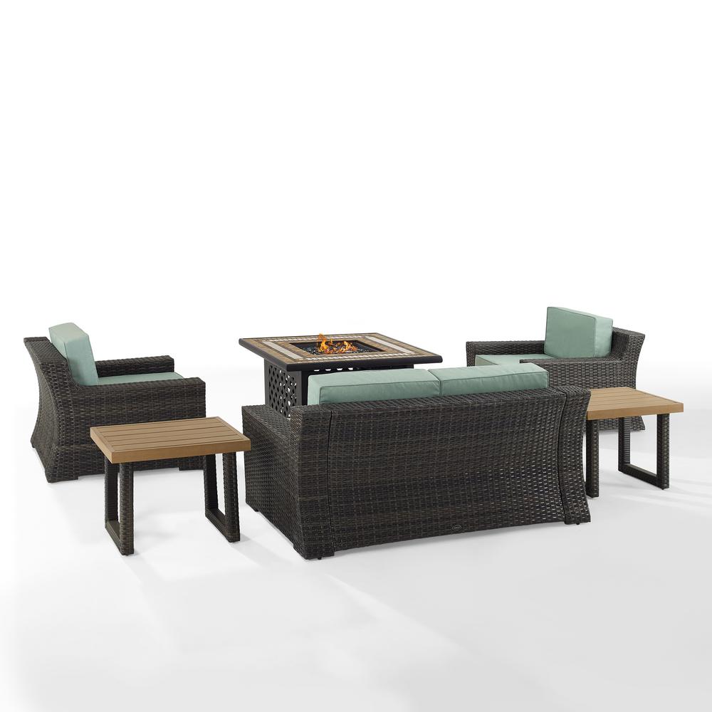 Crosley Furniture Beaufort 6 Piece Wicker Patio Fire Pit Seating Set With Mist Cushions Ko70179br The Home Depot - Beaufort 10 Patio Furniture Crosley Furniture Beaufort 6 Piece Wicker Patio Fire Pit Seating Set With Mist Cushions Ko70179br The Home Depot - Beaufort 10 Patio Furniture