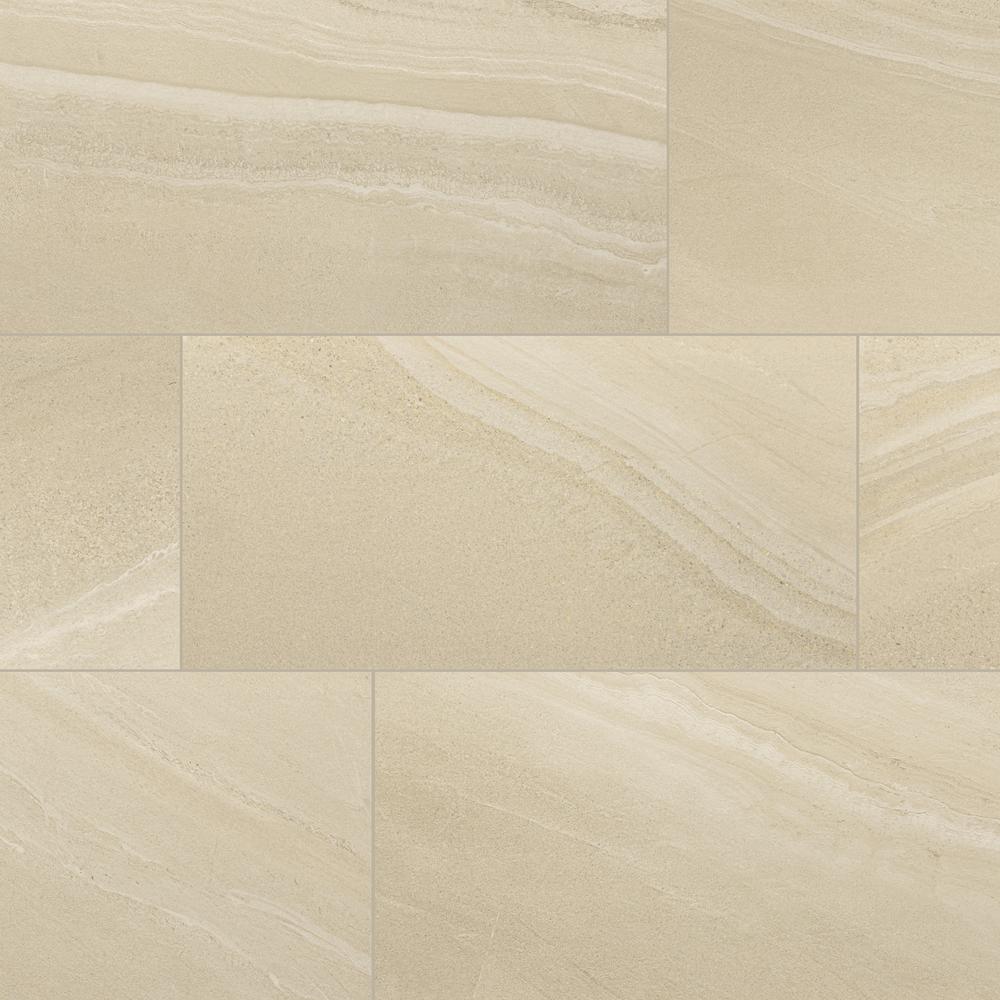 Florida Tile Home Collection Oasis Beige Rectified 12 in. x 24 in ...