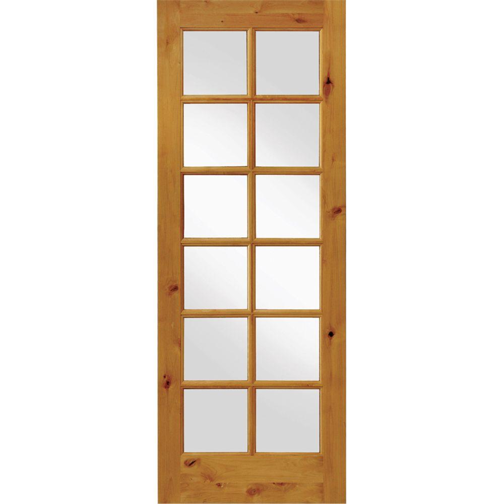 Krosswood Doors 30 In X 96 In Krosswood French Knotty Alder 12