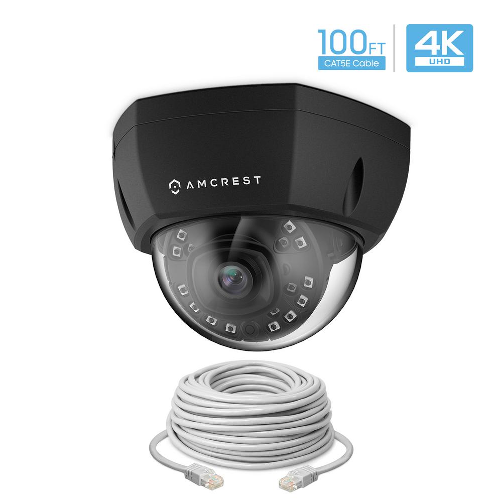 Amcrest 4K Wired Outdoor Dome POE IP Surveillance Camera