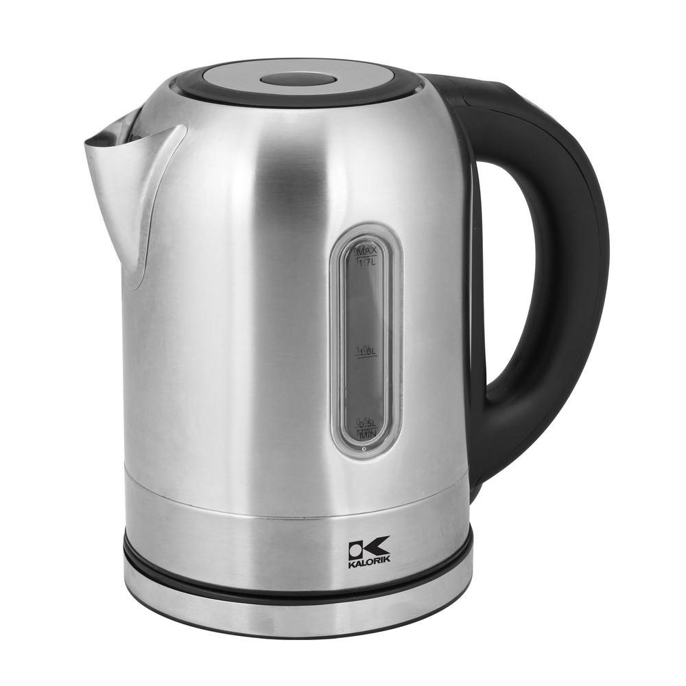 Electric Kettles Coffee Espresso Tea The Home Depot Digital Electric Water Kettle With Color Changing Led Lights