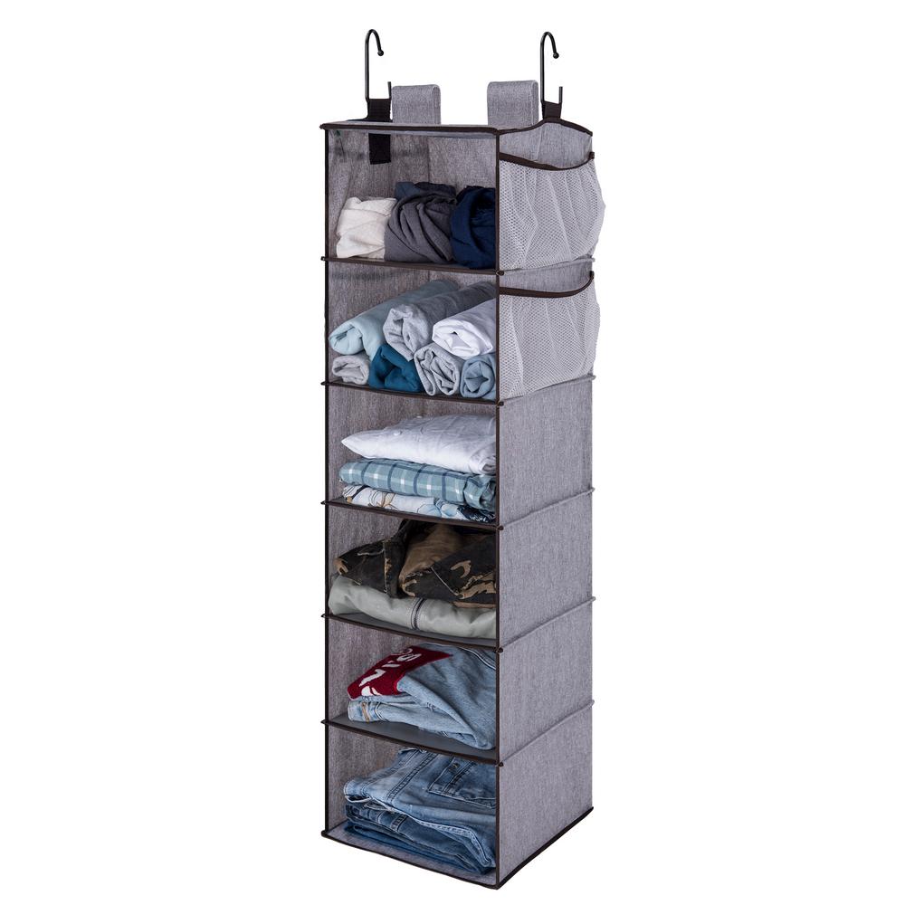 closet organizer hanging shelves