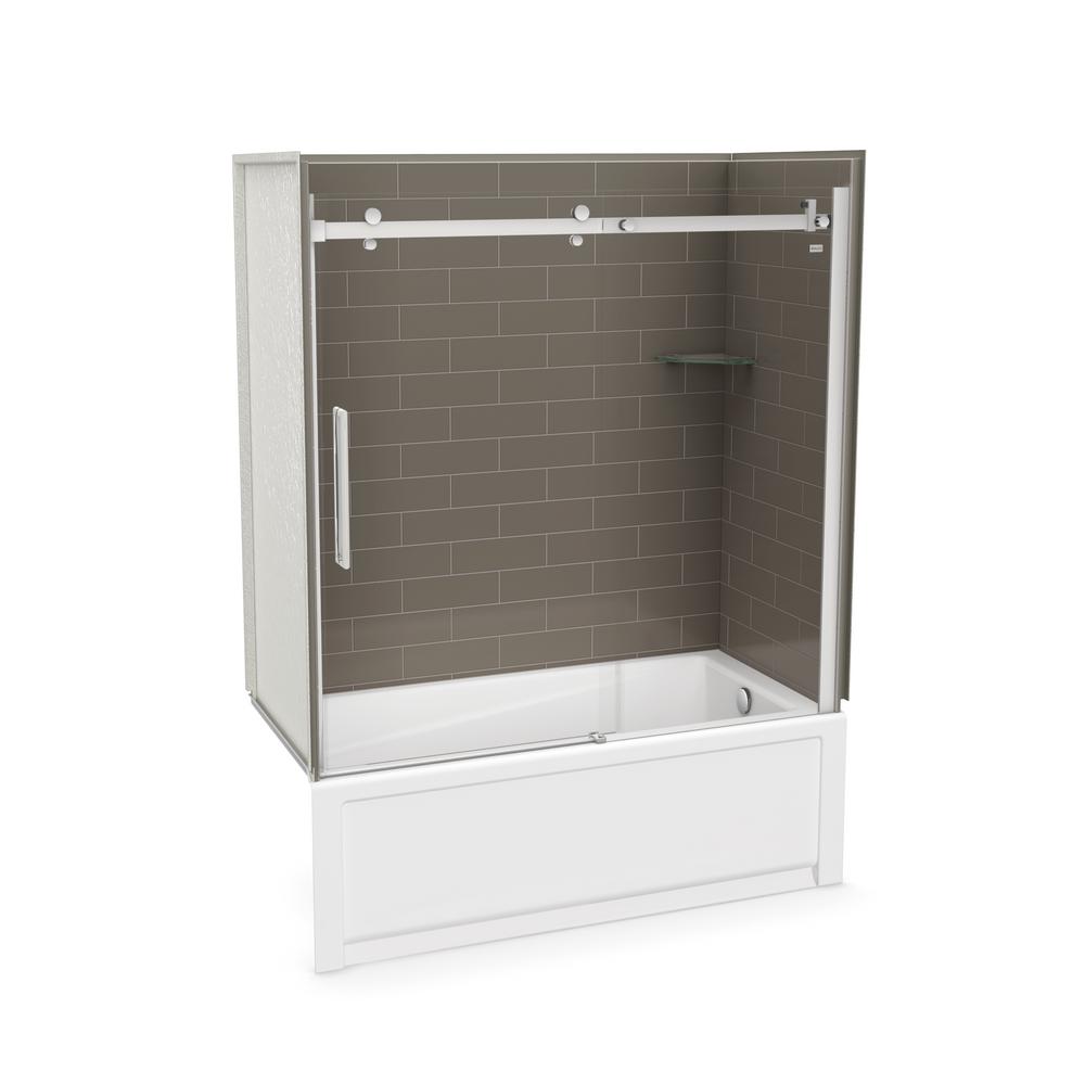 Utile By MAAX 30 In. X 59.75 In. X 81.375 In. Bath And Shower Kit In ...