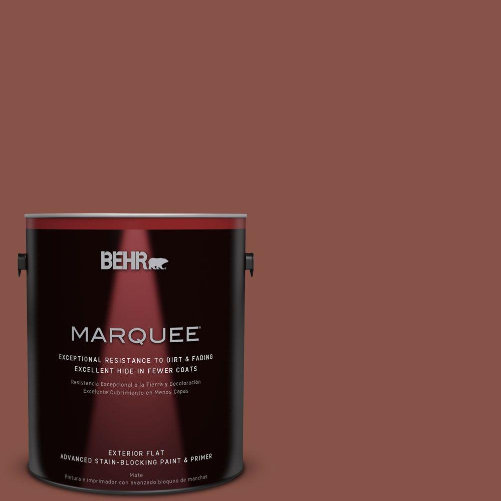 BEHR MARQUEE 1gal. PPU218 Spice Flat Exterior Paint