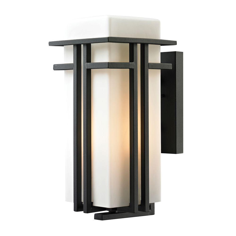 Titan Lighting Kelmscott Collection 1 Light Textured Matte Black Light Textured Matte Black