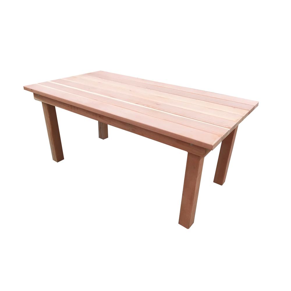 Best Redwood Farmhouse Natural Unfinished 6 Ft Outdoor Redwood Farmhouse Natural Unfinished