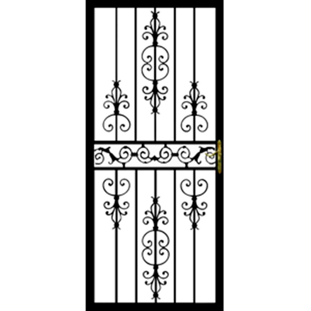 32 X 80 Black Grisham Security Doors Exterior Doors The