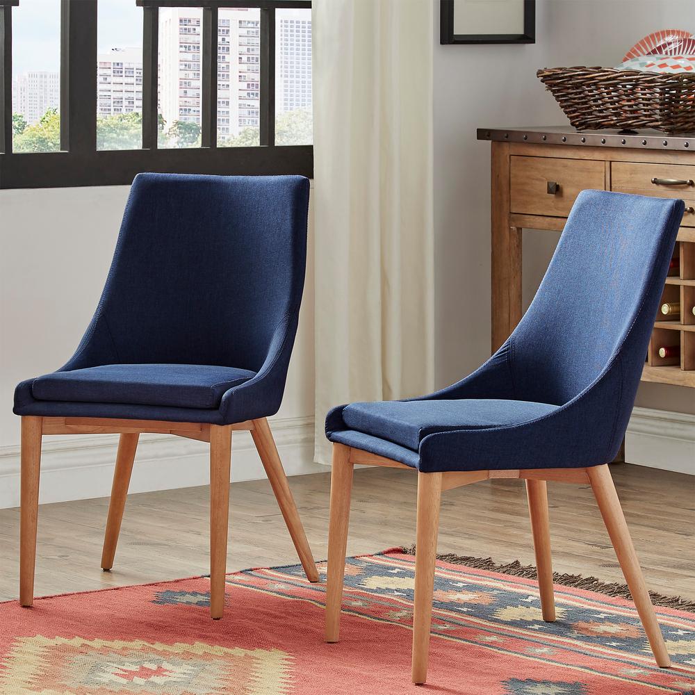 Homesullivan Nobleton Twilight Blue Linen Dining Chair Set Of 2 Homesullivan Nobleton Twilight Blue Linen Dining Chair Set Of 2 405048sak Tb2p The Home Depot