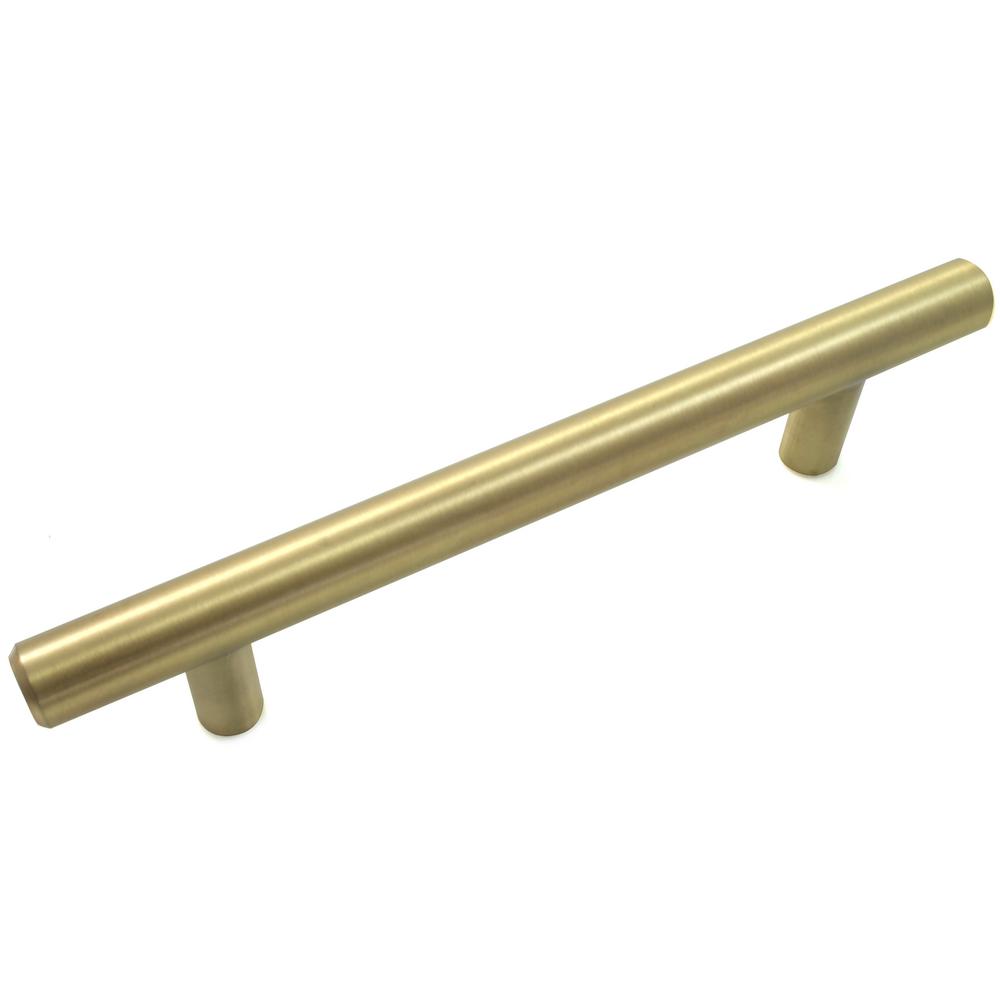 Laurey Melrose 4 In 101 Mm Center To Center Satin Brass Steel