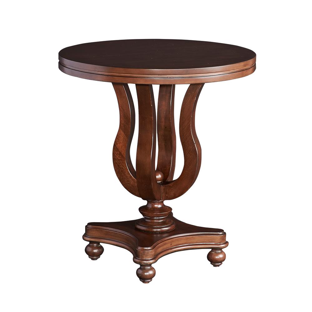Powell Company Masterpiece Blake Walnut Round Table D1012a16 The
