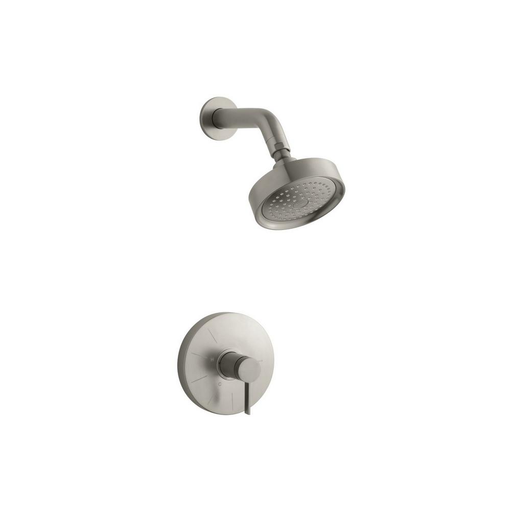 Kohler Stillness 1 Spray 6 5 In Single Wall Mount Fixed Shower