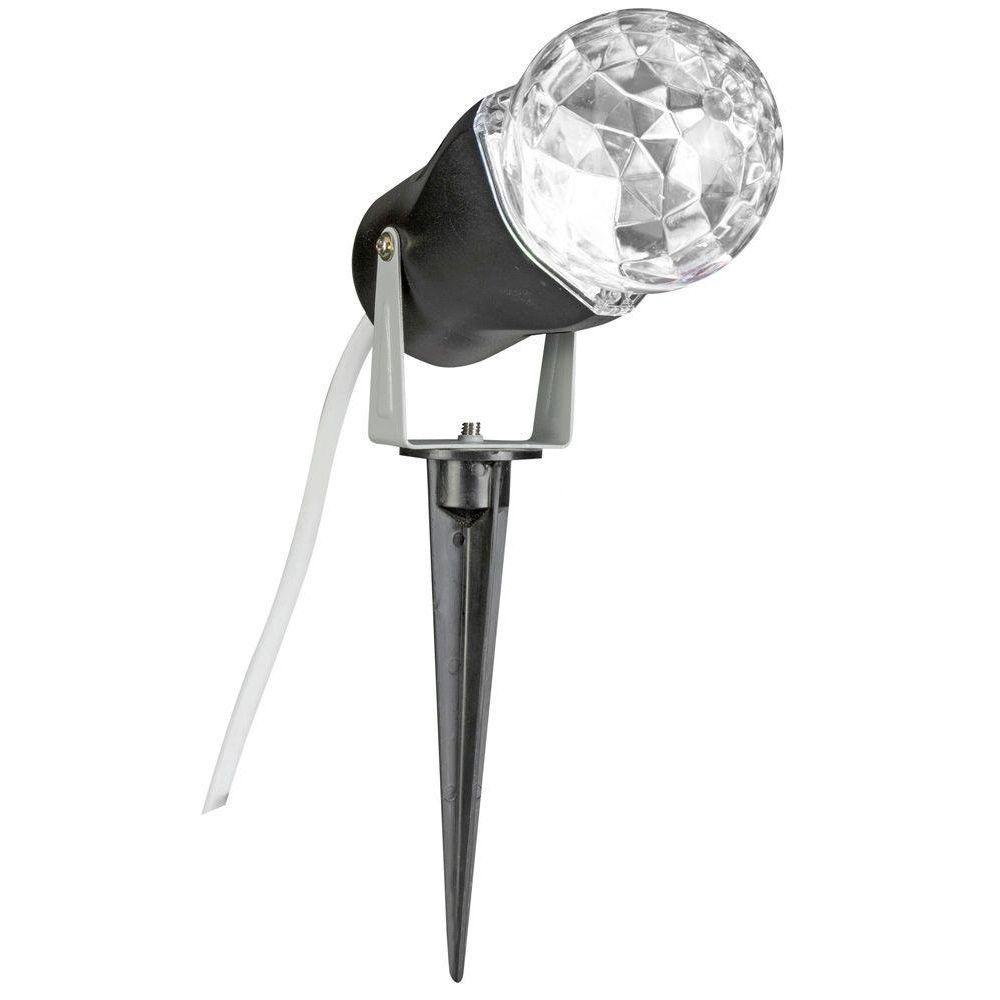 LightShow 10 in. White Projection Kaleidoscope Spotlight Stake35074