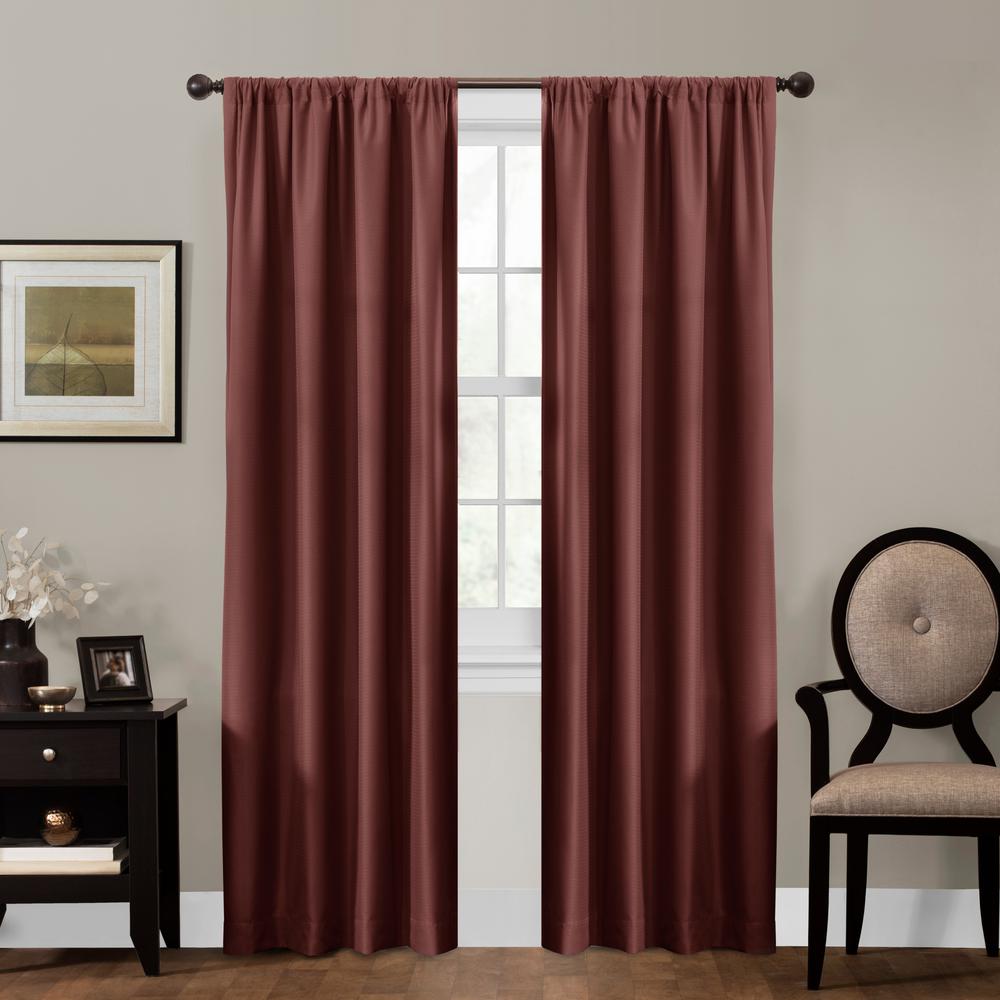 Red Jacquard Curtains Drapes Window Treatments The Home