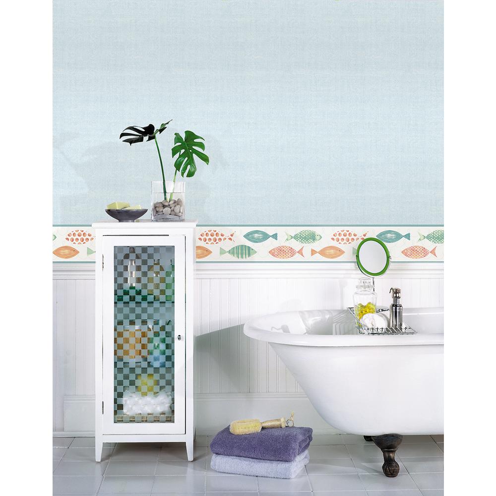Chesapeake Key West Fish Wallpaper Border311312211B The Home Depot