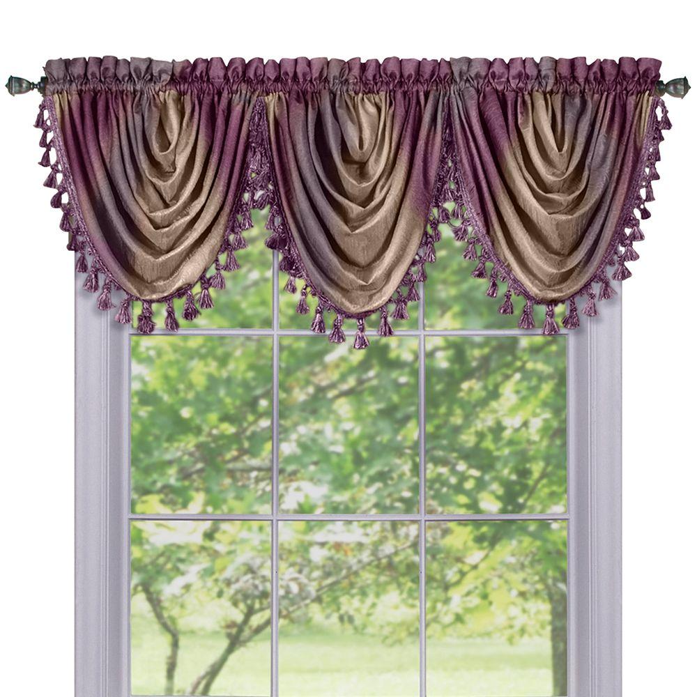 Aubergine Curtains Drapes Window Treatments The Home Depot