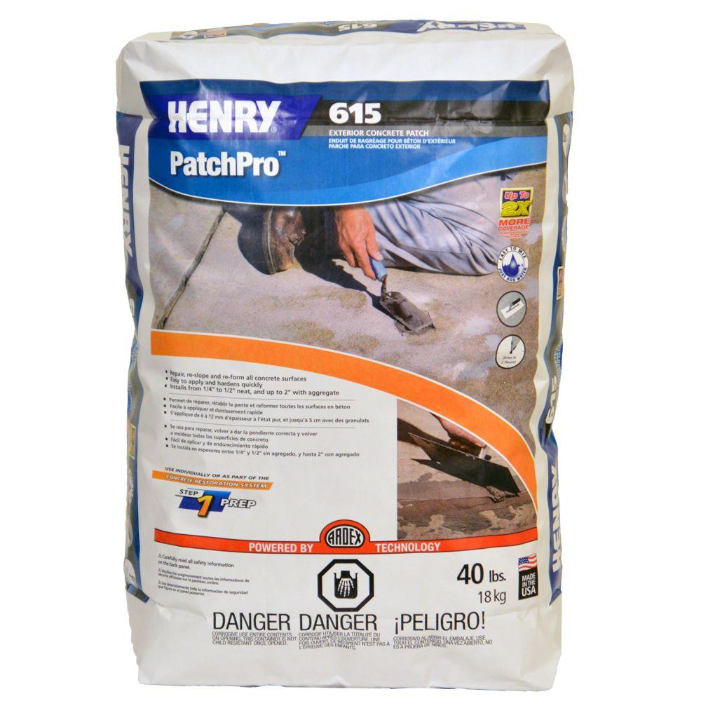 Henry 615 40 lb. PatchPro Concrete Patch-16361 - The Home Depot