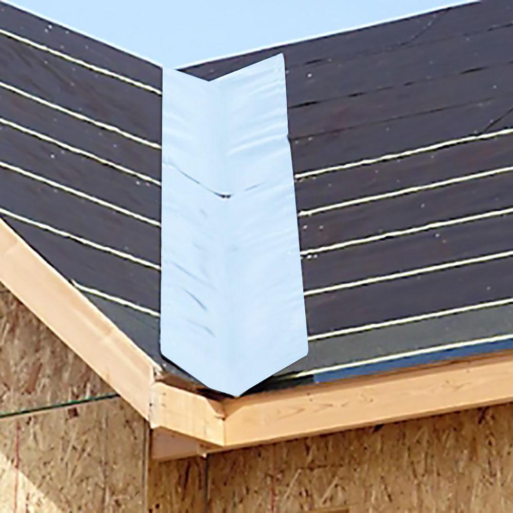 Gibraltar Building Products 6 In X 25 Ft Aluminum Roll Valley Flashing Rv625a The Home Depot