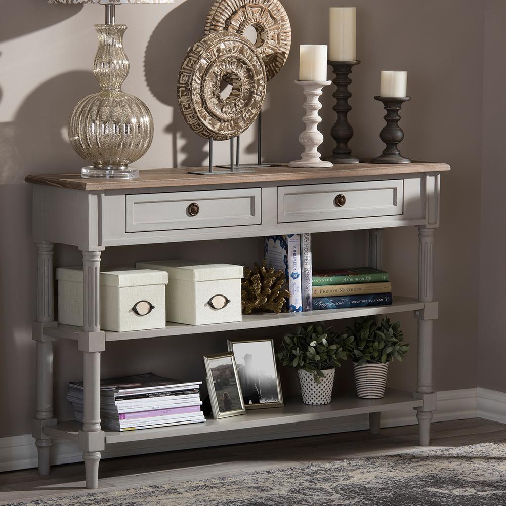 Baxton Studio Edouard II French Inspired White Console Table-28862-6655 ...