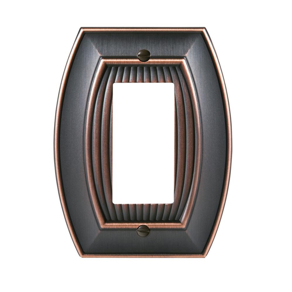 Amerock Sea Grass 1Rocker Wall Plate, OilRubbed Bronze1907018 The