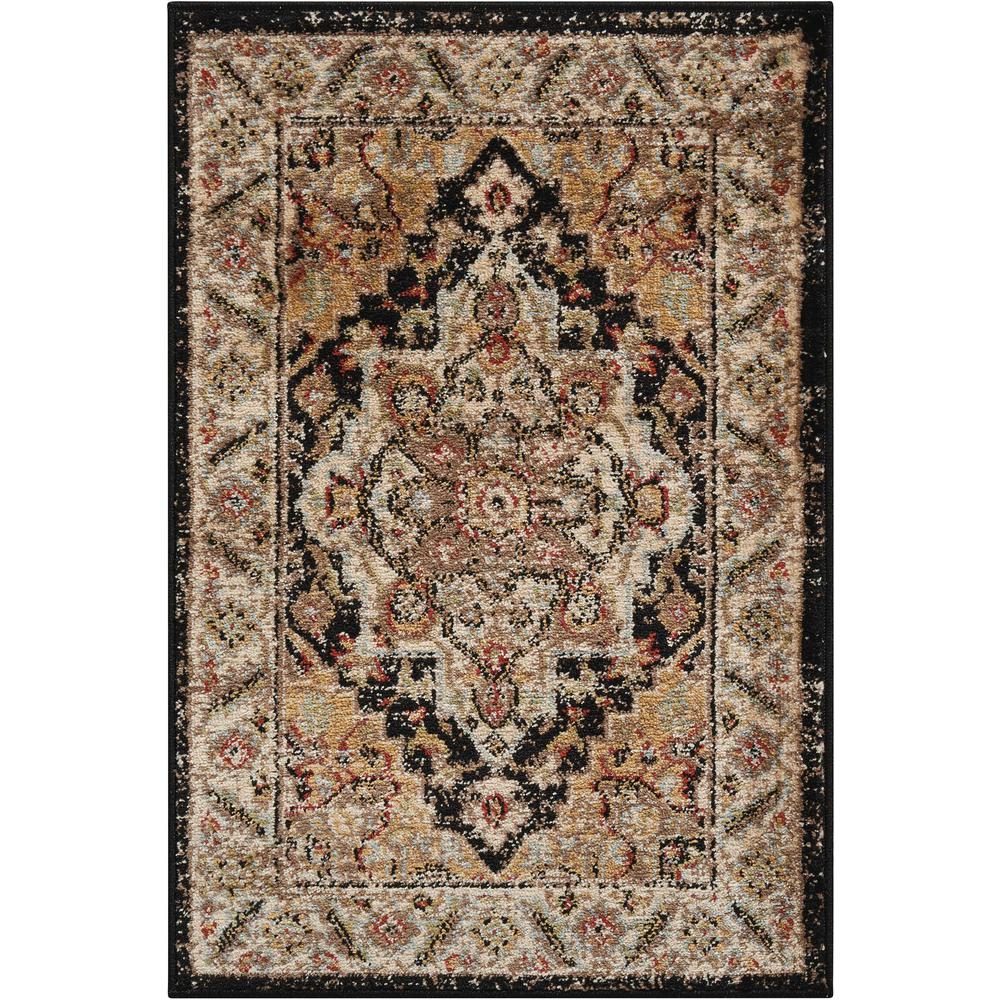 Nourison Delano Black 2 ft. x 3 ft. Area Rug370273 The Home Depot