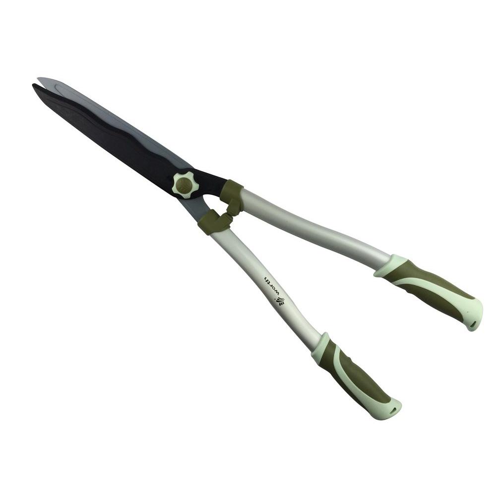 Worth Garden 10 in. Wave Blade Hedge Shears Oval Handles1137 The