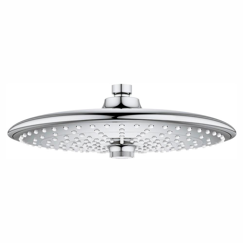 GROHE Vitalio 5spray 7 in. Dual Shower Head and Handheld Shower Head in Chrome26520000 The