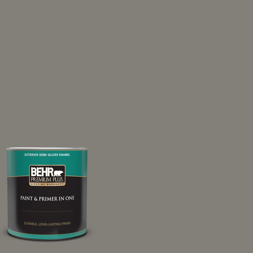 BEHR PREMIUM PLUS 1 qt. N3605A Wood Ash SemiGloss BEHR PREMIUM PLUS 1 qt. N3605A Wood Ash SemiGloss