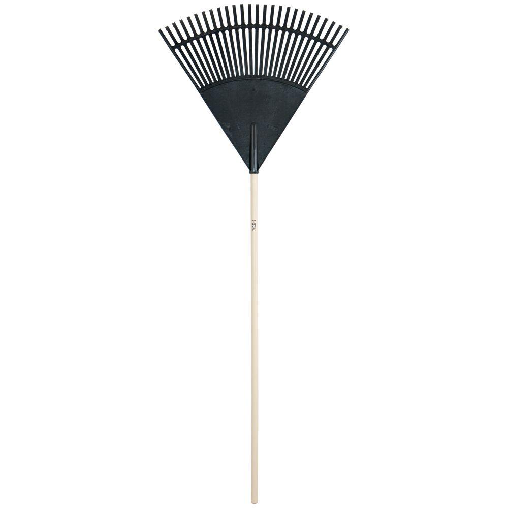 HDX 24 in. Poly Leaf Rake2915400 The Home Depot