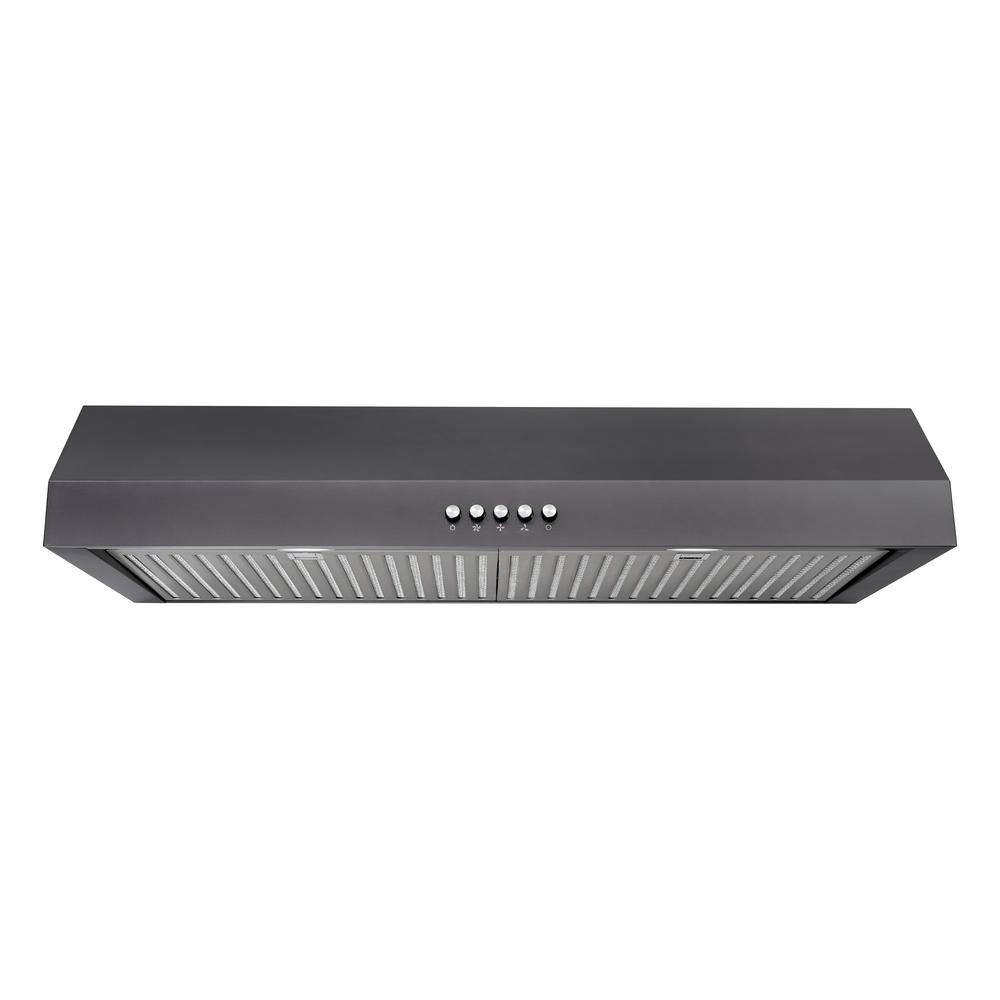 Black Stainless Steel 30 in. Range Hoods Appliances The Home Depot