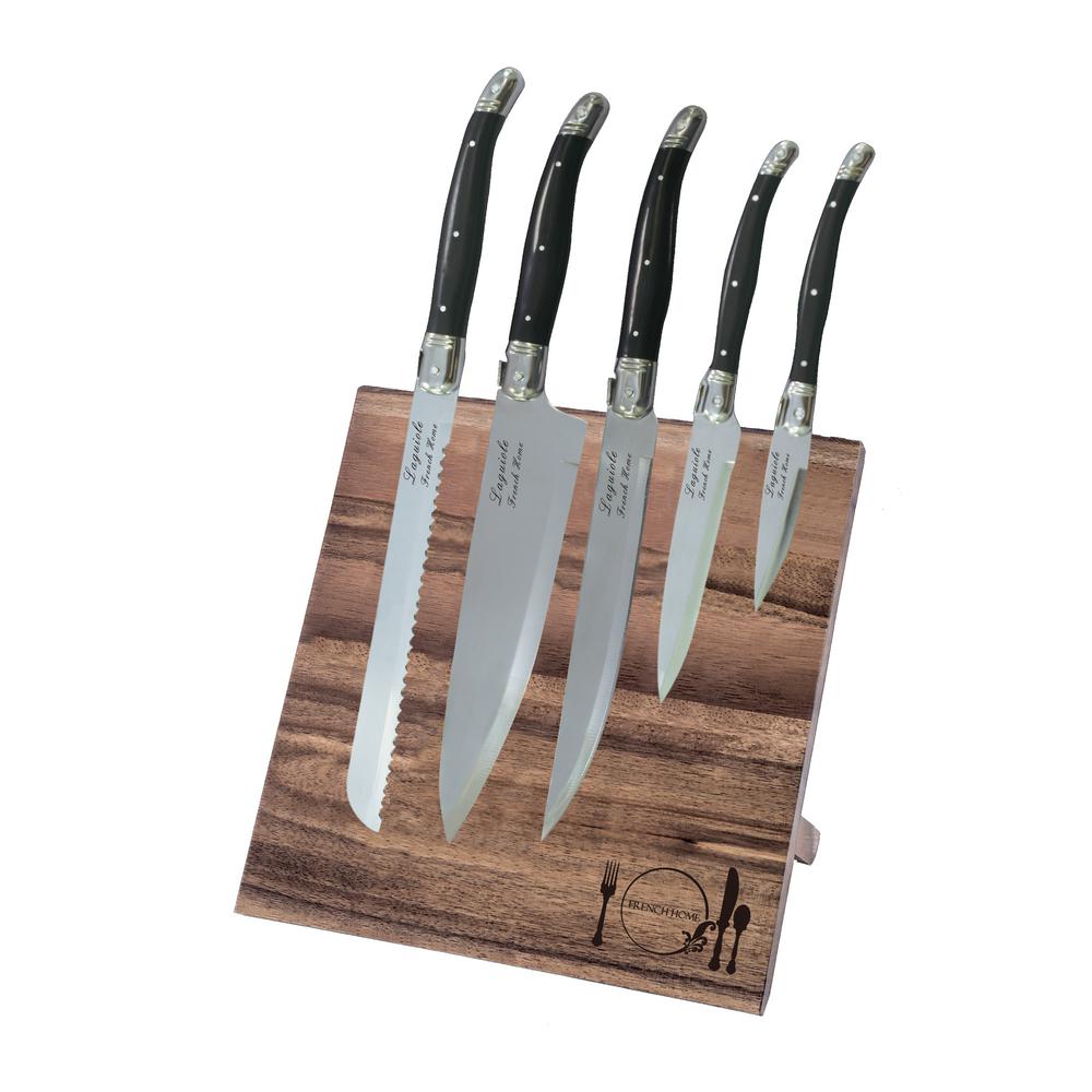 Unbranded 5 Piece Laguiole Kitchen Knife Set Lg041 The Home Depot