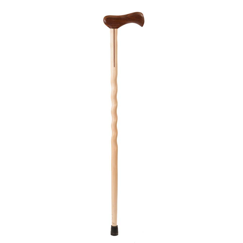 Brazos Walking Sticks 40 in. Twisted Maple with Walnut Handle and ...