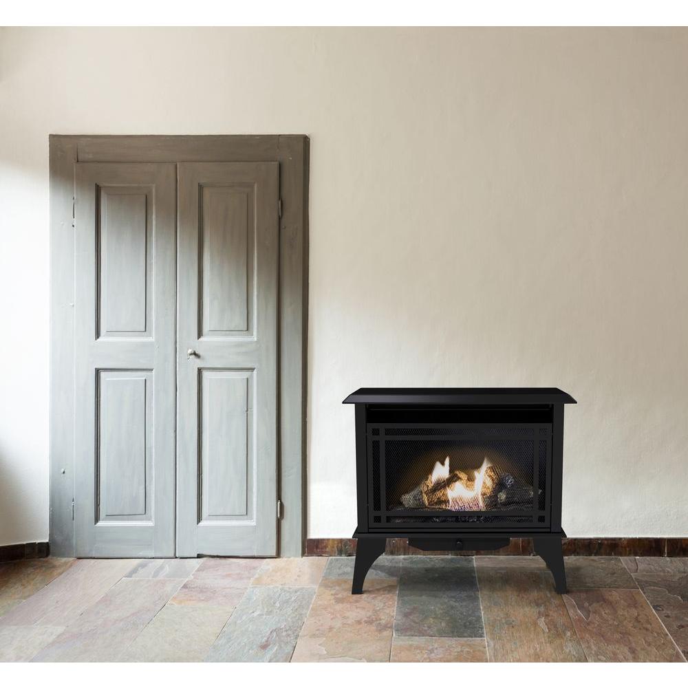 Pleasant Hearth 32 In Intermediate 30 000 Btu Vent Free Dual Fuel