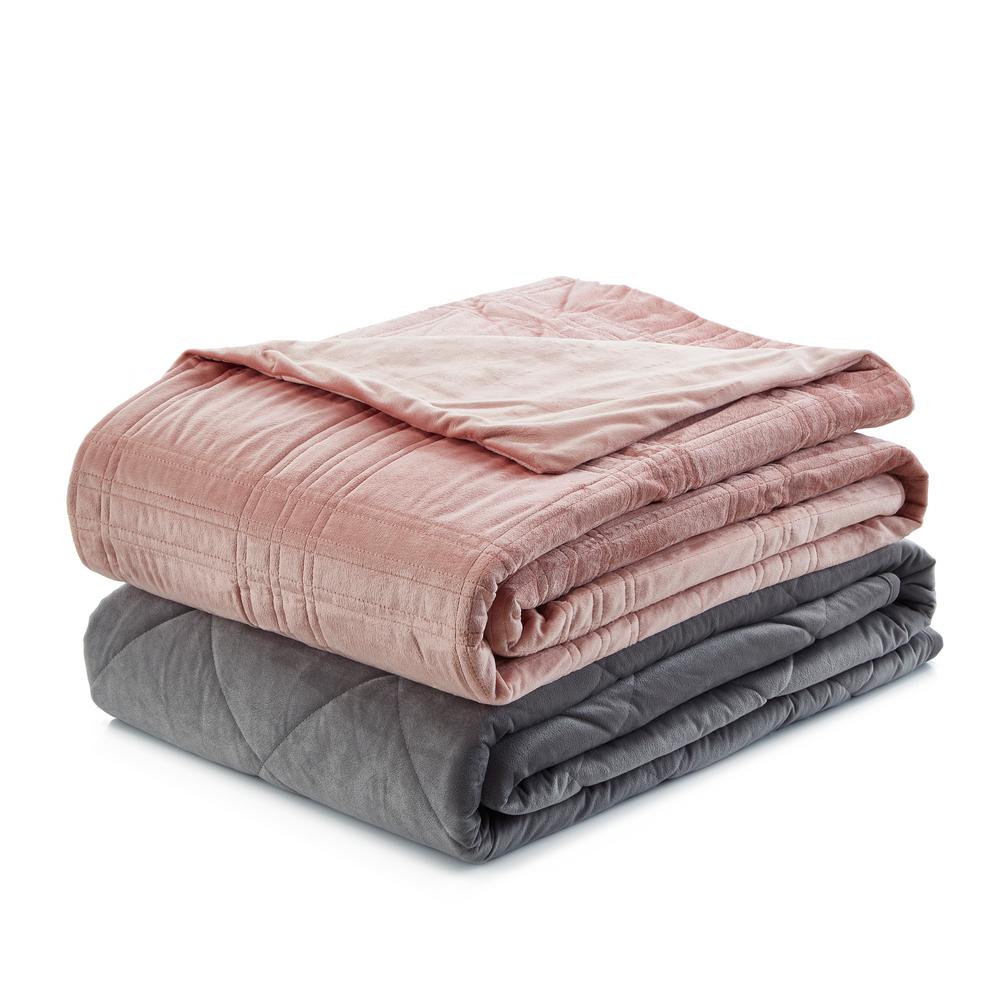 Unbranded Ekon Blush 48 in. x 72 in. 25 lb. Weighted BlanketB17120