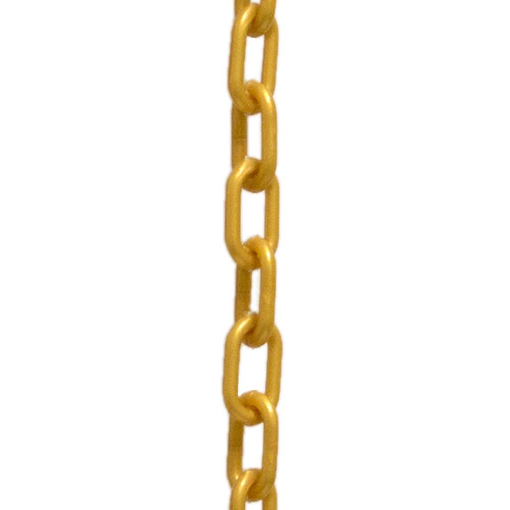 Mr. Chain 3 in. (#10, 76 mm) x 25 ft. Gold Plastic Chain-50009-25 - The ...