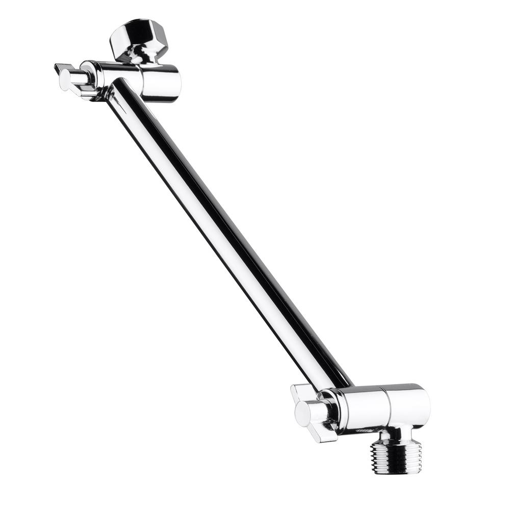 AKDY 12.5 in. Adjustable Brass Chrome Polished Shower Head Arm, Grey was $28.22 now $16.99 (40.0% off)