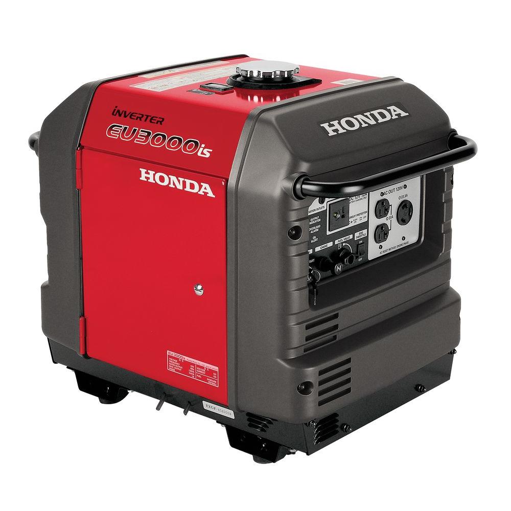 Honda 3000 Watt Super Quiet Gasoline Powered Electric Start Inverter Generator With Eco