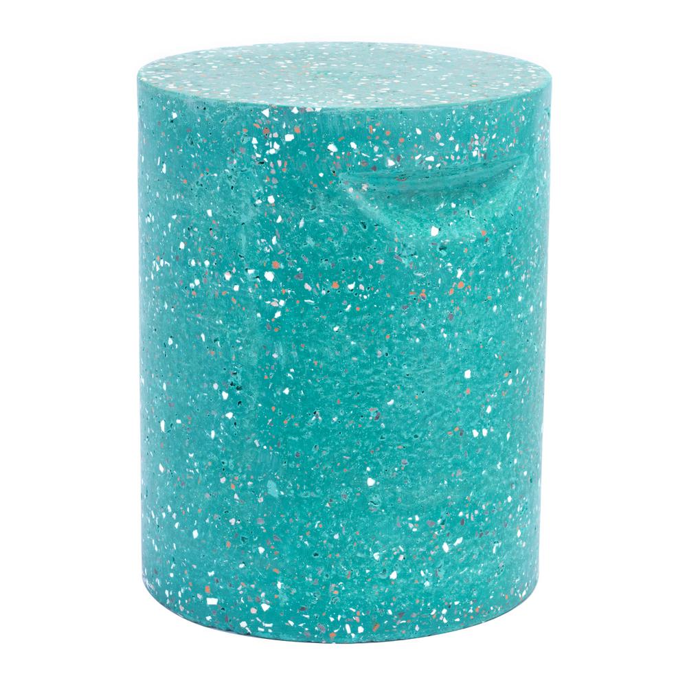 Zuo Terrazzo Green Stone Outdoor Side Table