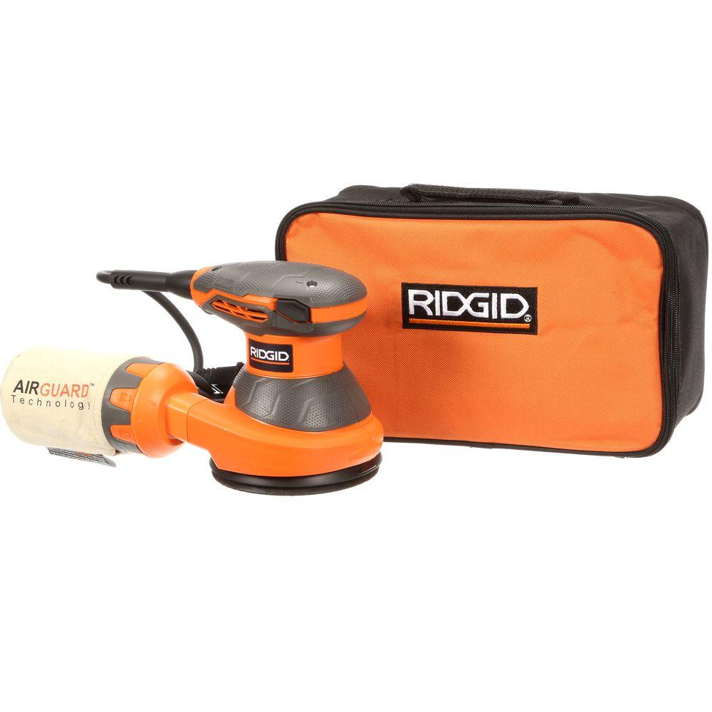 RIDGID 5 in. Random Orbital Sander with AIRGUARD TechnologyR26011