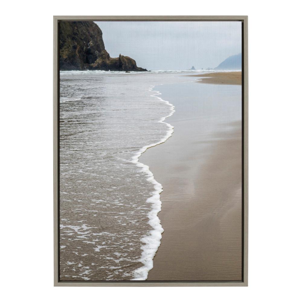 Designovation Sylvie Arrival By Pete Olsen 33 In X 23 In Framed Canvas Wall Art 217336 The Home Depot
