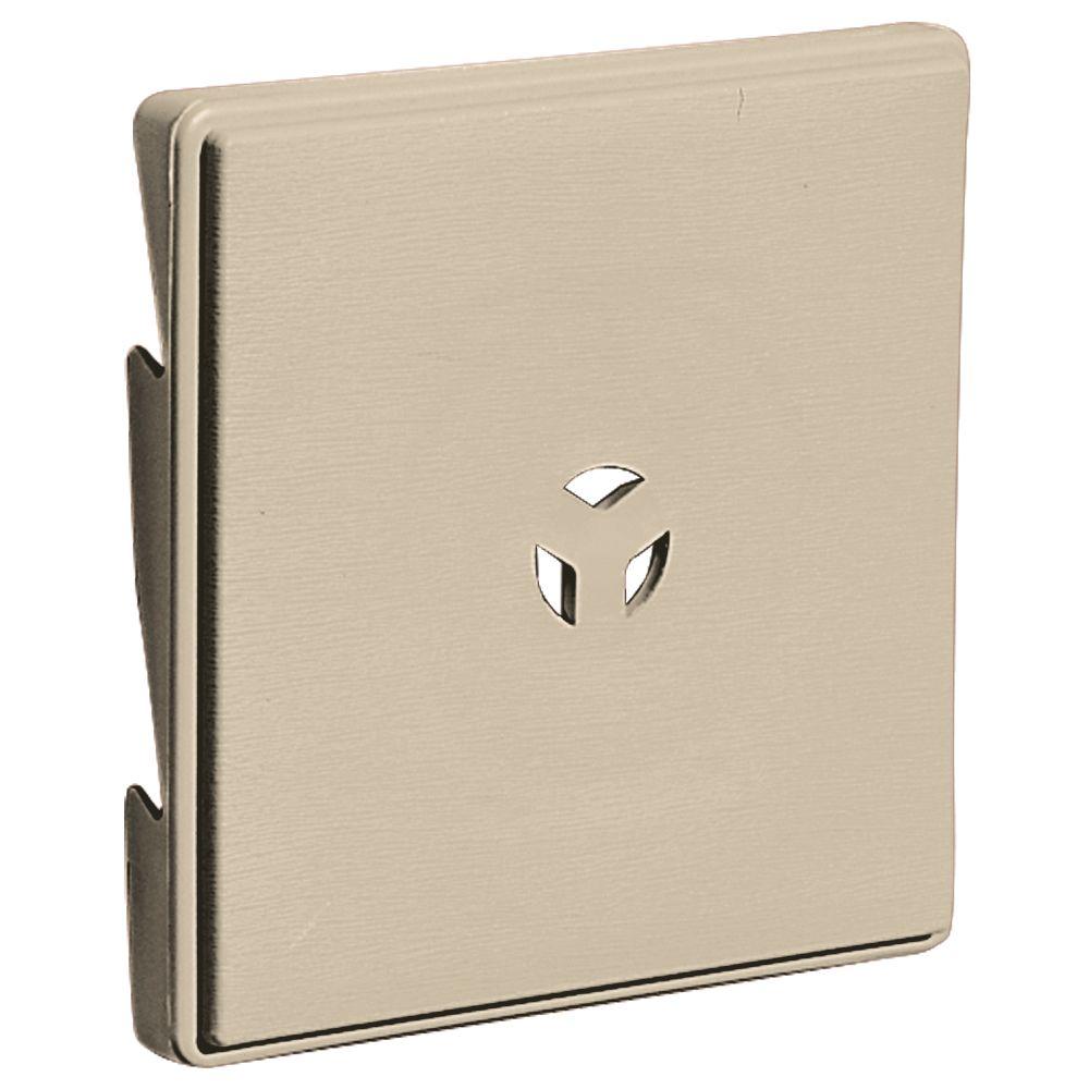 Builders Edge 6.625 in. x 6.625 in. 085 Clay Surface Mounting Block
