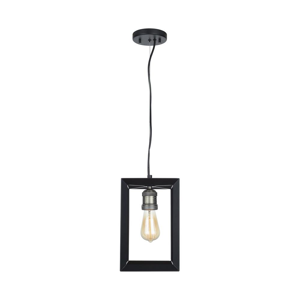 Home Decorators Collection Walden 1Light Black